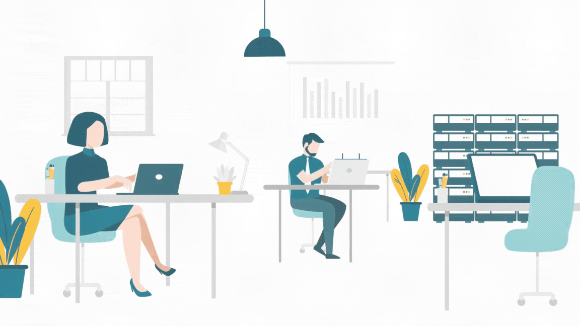 Video ilustración de contenido a medida
