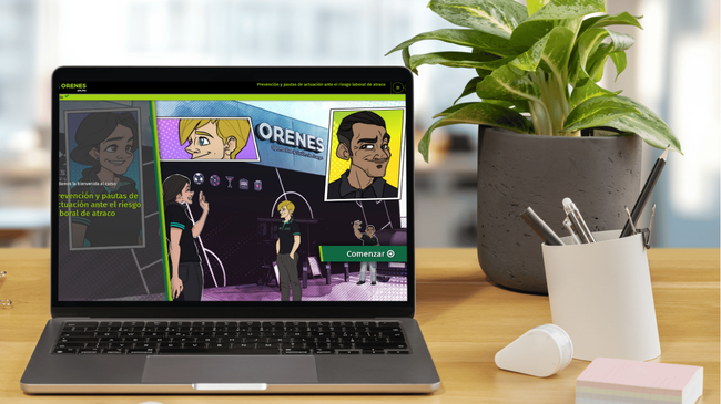 reseña de cliente Orenes, cursos a medida para formación online
