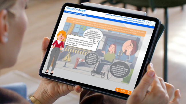 reseña de cliente Fundación Sesé, cursos a medida y LMS para formación online